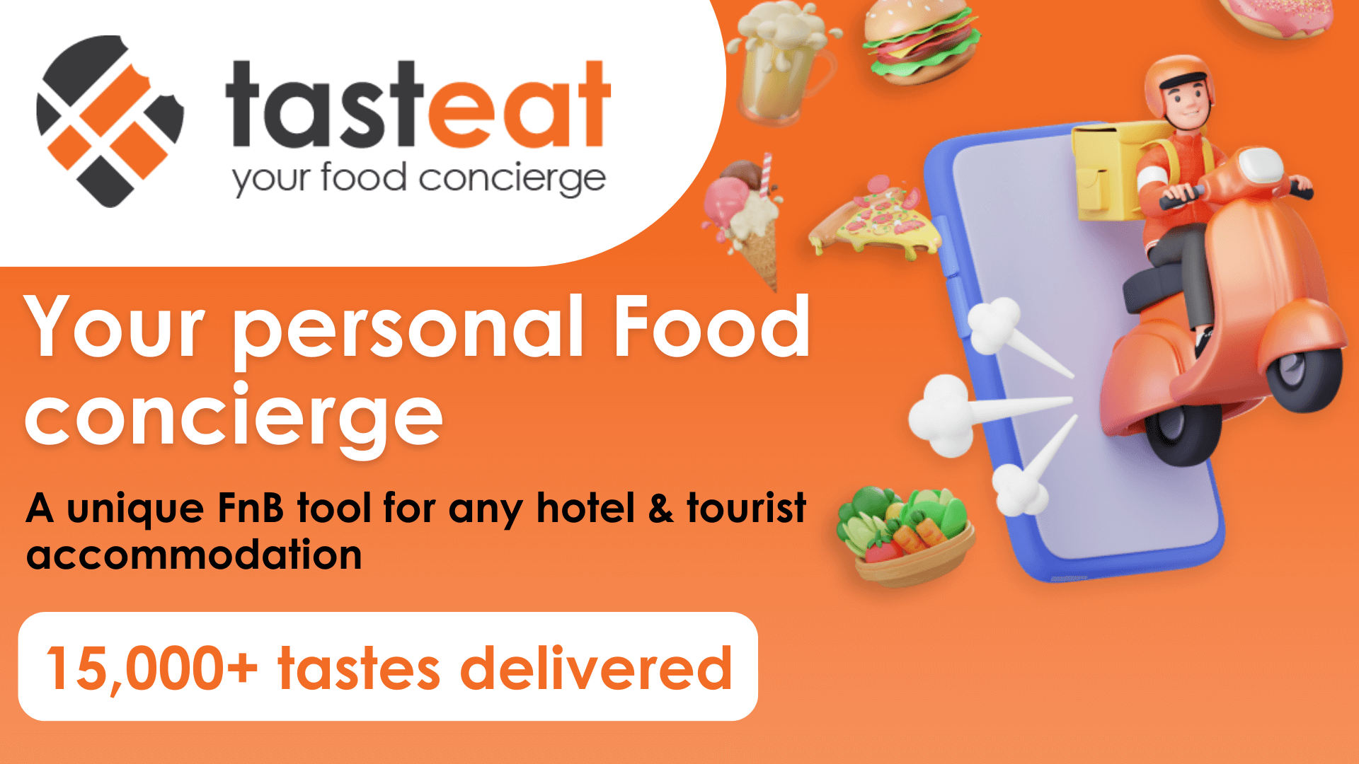 Tasteat crowdfunding campaign banner
