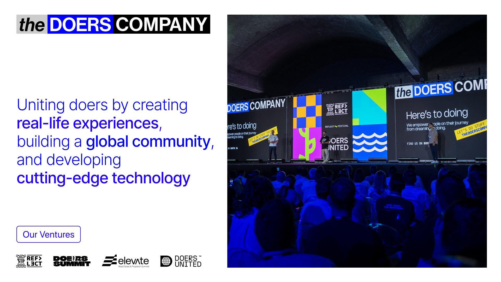 The Doers Company crowdfunding campaign banner